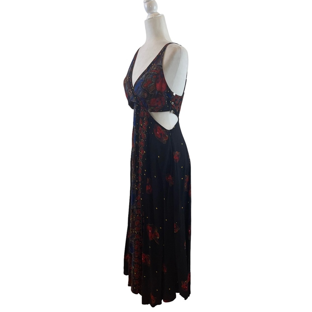 Free People Bohemian Feelin' Good Cut-out Midi Dress Sz. SP - Picture 4 of 12